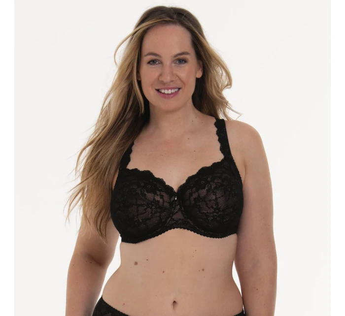 Bobette podprsenka s kosticí Full Cup 5289 black - RosaFaia