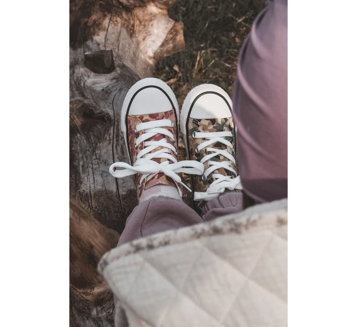 Dětské vysoké tenisky s zipem Béžová a zelená Filemon Dětské vysoké tenisky s zipem Béžová a zelená Filemon