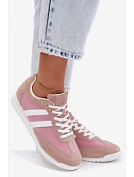 Semišové Dámské Sportovní Boty  Růžové model 22107485 - McArthur