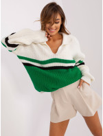 Sweter BA SW 8054.91P zielony