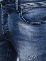 Pánské tmavě modré džínové kalhoty FashionStreet UX4294 Pánské tmavě modré džínové kalhoty FashionStreet UX4294