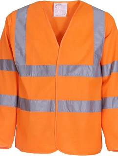 Yoko HVJ 200 Bezpečnostní vesta s dlouhým rukávem 79.J200 hi vis orange