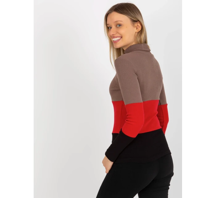 Dámská halenka RV BZ 8465 1.93P hnědá - FPrice