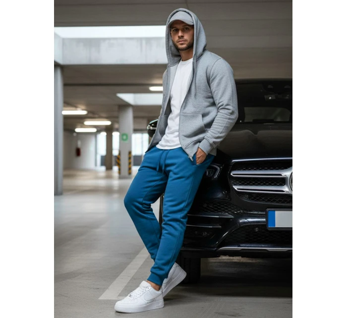 Pánské modré tepláky Dstreet model 21964544 - FashionStreet Pánské modré tepláky Dstreet model 21964544 - FashionStreet