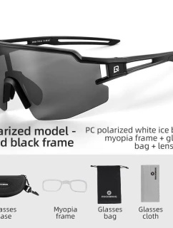 Sportovní brýle model 21853347 black - Rockbros