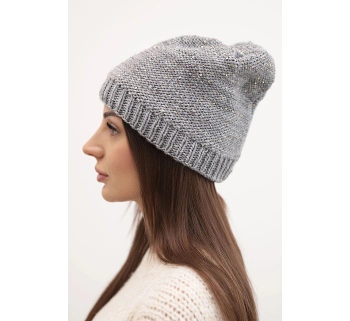 Dámská čepice Amira K359 světlá šedá