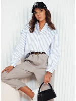 Dámské tričko MARTIE bílo-modré FashionStreet DY0373 Dámské tričko MARTIE bílo-modré FashionStreet DY0373