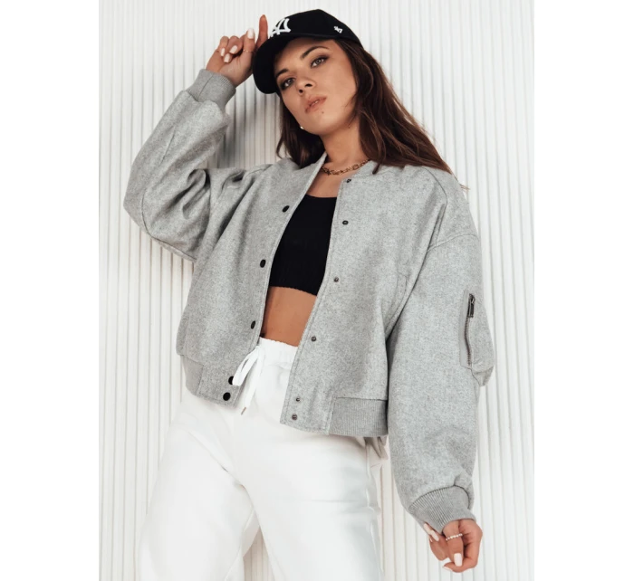 Dámská bunda šedá Dstreet model 21972847 - FashionStreet Dámská bunda šedá Dstreet model 21972847 - FashionStreet