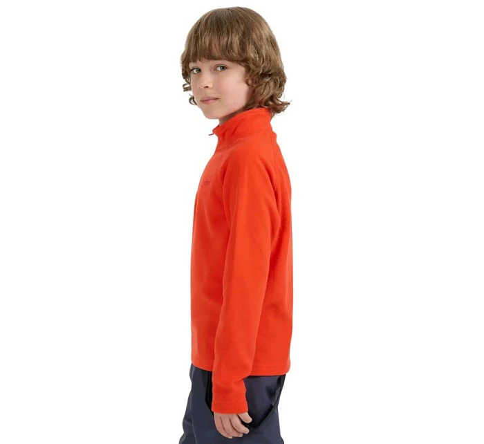 Chlapecká fleecová mikina 4F M058 červená 4FJWAW25UFLEM058 62S Chlapecká fleecová mikina 4F M058 červená 4FJWAW25UFLEM058 62S