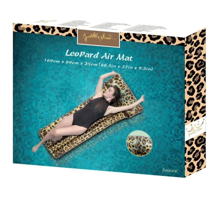 LEOPARDÍ PLOVOUCÍ MATERIÁL 169x69x25CM 33152 LEOPARDÍ PLOVOUCÍ MATERIÁL 169x69x25CM 33152