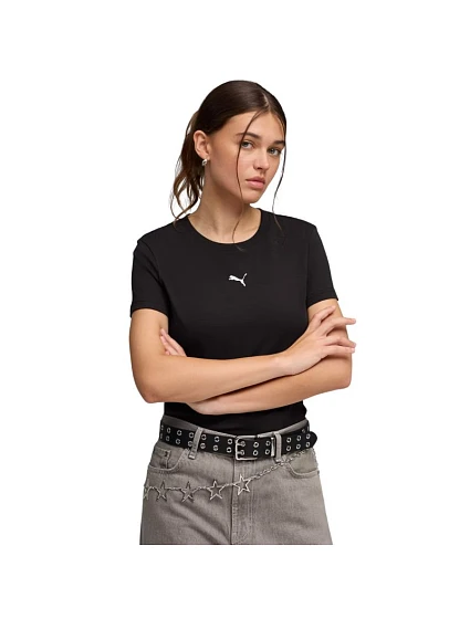 Dámské tričko Puma Ess Centered Cat Logo Tee, černé, 692916 01 Dámské tričko Puma Ess Centered Cat Logo Tee, černé, 692916 01