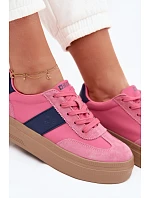 Dámské semišové tenisky Big Star TT274164 Růžové