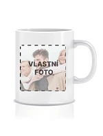 Personalizovaný klasický bílý keramický hrníček 300 ml s fotografií Personalizovaný klasický bílý keramický hrníček 300 ml s fotografií