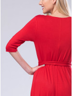Dámské šaty Look 20 Leyla červená  - Made With Love