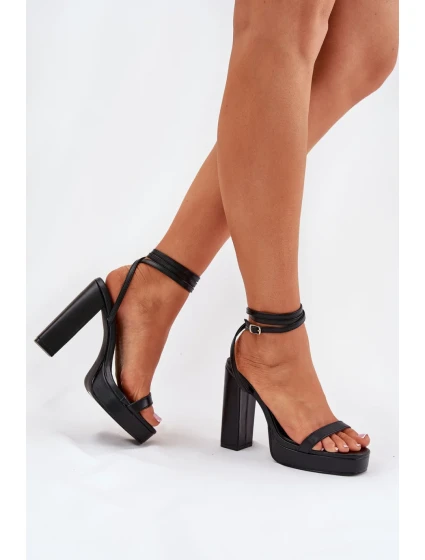 Sandály na podpatku model 212822 Step in style Sandály na podpatku model 212822 Step in style