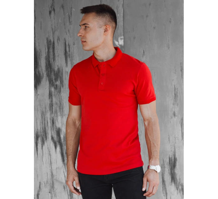 FashionStreet pánská červená polokošile PX0598