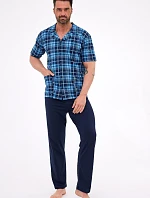 Pyžamo Cornette 318/58 cr/r 3-5XL pánské rozepínací