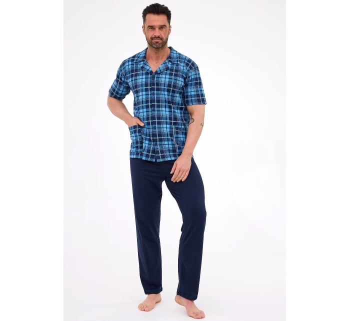 Pyžamo model 21731512 cr/r 35XL pánské rozepínací - Cornette
