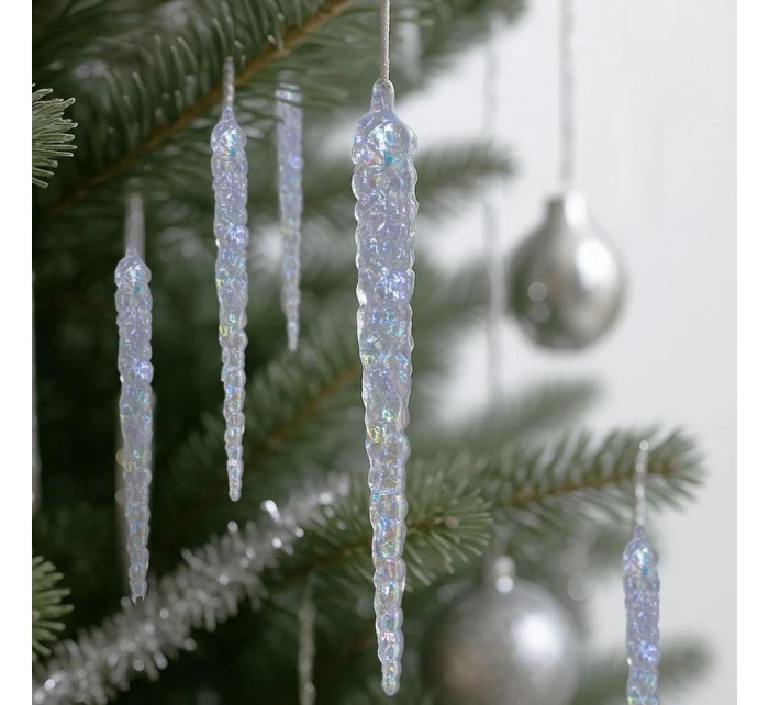 RAMPOUCHY - DUHOVÁ ZÁVĚSNÁ DEKORACE 17,5 CM 6 KS