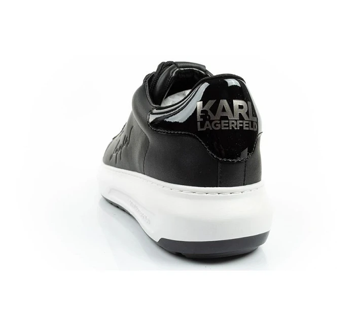 Karl Lagerfeld pánské boty Kapri tenisky přírodní kůže černé