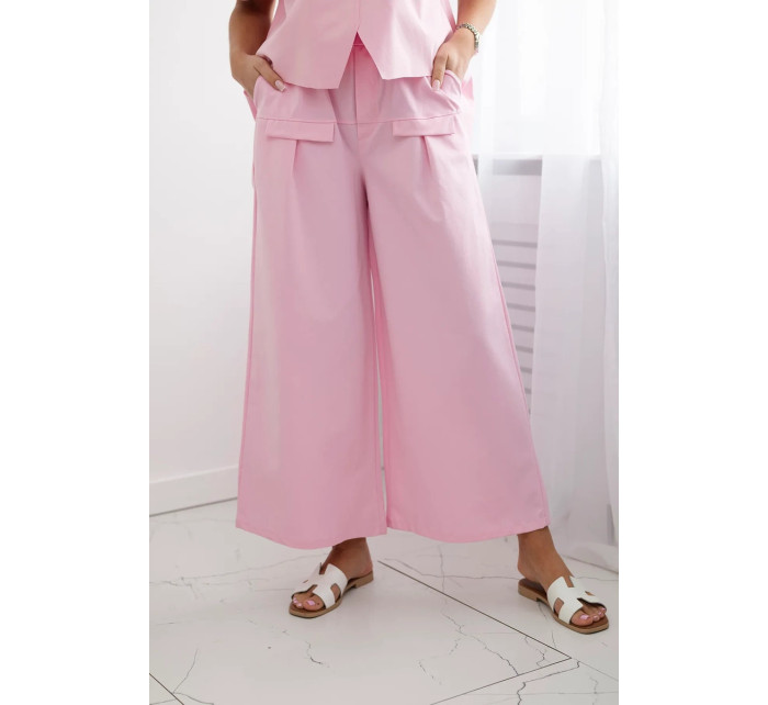 Komplet new punto kalhot + halenky světle růžová