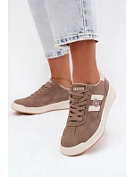 Dámské Sportovní Boty Sneakers Big Star model 22185479 Tmavá béžová - Big Star Shoes