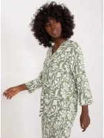 Halenka D73771M11174A khaki barva