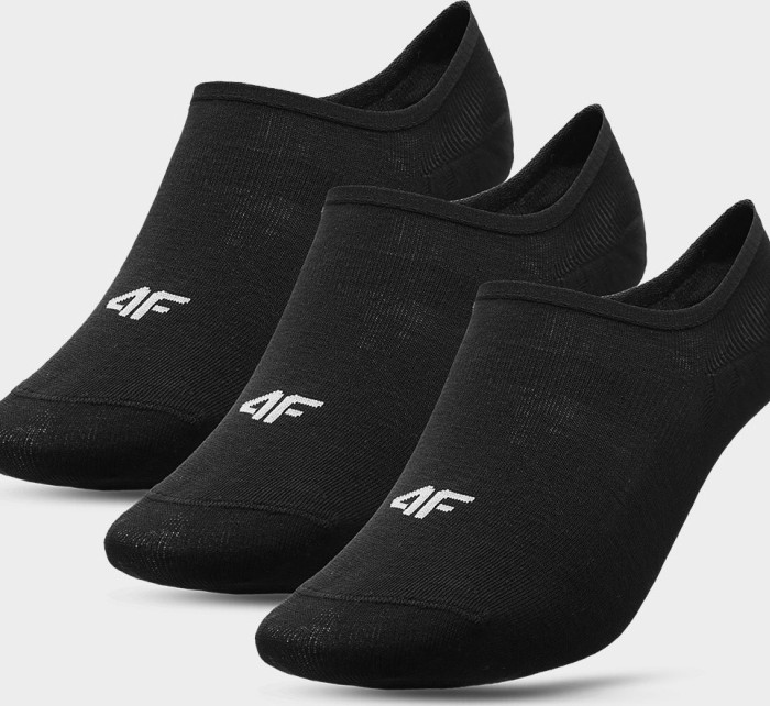Dámské nízké ponožky 4F SOD301Černé (3páry)