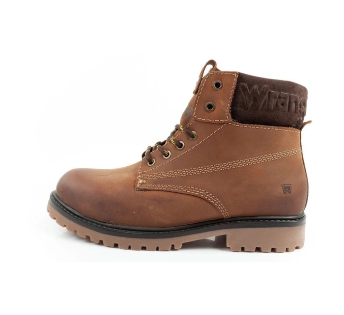 Arch pánské boty model 21420763 boty elegantní přírodní kůže hnědá - Wrangler