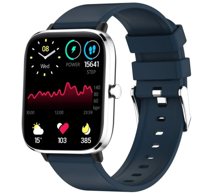 GIEWONT Dynamic SmartCall Smartwatch GW230-4 - Stříbrná/Hluboký oceán GIEWONT Dynamic SmartCall Smartwatch GW230-4 - Stříbrná/Hluboký oceán