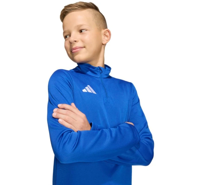 Dětský tréninkový top adidas Entrada 26 modrý JZ6631 Dětský tréninkový top adidas Entrada 26 modrý JZ6631