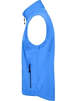 Daiber JN 1022 Pánská 3-vrstvá softshellová vesta 02.1022 azure