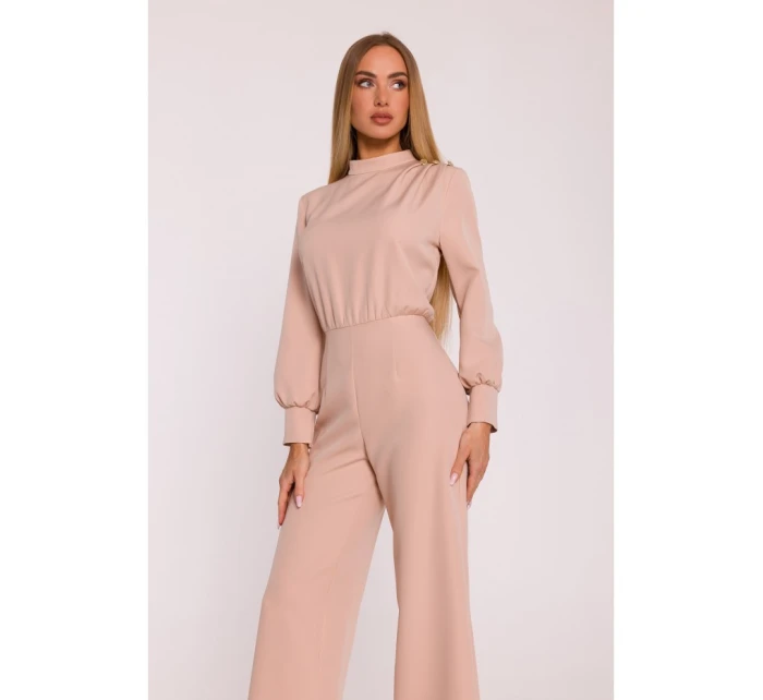 M879 Kombinéza se stojáčkem - béžová