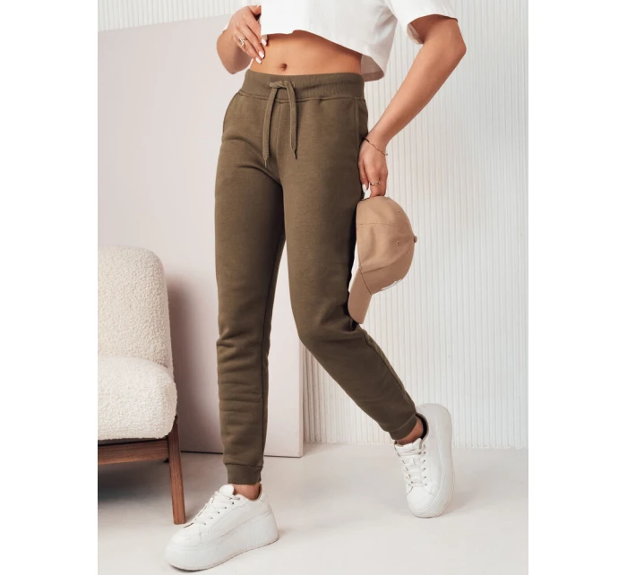 Dámské tepláky VELARA hnědé FashionStreet UY2019