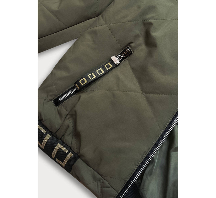 Dámská bunda typu "bomber" v khaki barvě model 17556048 - S'WEST