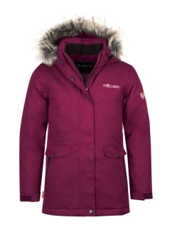 Dívčí zimní bunda Coat XT kabát s kapucí růžová model 21351343 - Trollkids