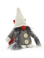 Dekorativní marshmallow s dárkovým sáčkem 15CM tmavě šedé dětské