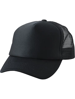 MB Dětská 5 panelová síťovaná kšiltovka 03.00 black/black model 22503997 - Daiber