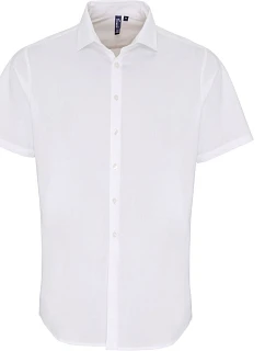 PR Popelínová elastická košile s rukávem 39.0 white model 22477728 - Premier