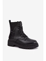 Dámské workery Big Star model 22391309 Černé - Big Star Shoes Dámské workery Big Star model 22391309 Černé - Big Star Shoes