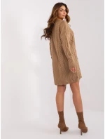 Sukienka LC SK ciemny bezowy model 20129353 - FPrice Sukienka LC SK ciemny bezowy model 20129353 - FPrice
