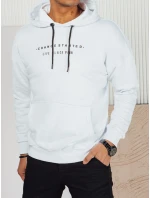 Pánská bílá mikina s potiskem Dstreet model 21976144 - FashionStreet Pánská bílá mikina s potiskem Dstreet model 21976144 - FashionStreet
