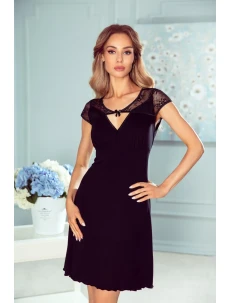 Noční košile Nika black - ELDAR