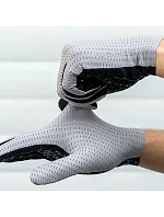 Prodyšné cyklistické rukavice Rockbros, plné, velikost: XL - šedé