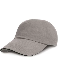 Result Headwear RC 024XP 6 panelová nízkoprofilová sandwich kšiltovka 28.24XP grey/black