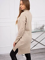 Stojící svetr béžový