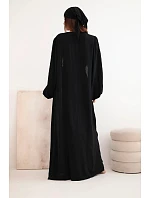 Dámský viskózový model 22084825 komplet v boho stylu černý - K-Fashion Dámský viskózový model 22084825 komplet v boho stylu černý - K-Fashion