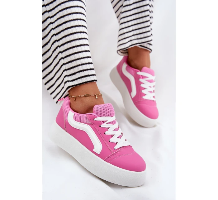 Dámské Tenisky Na Platformě Fuchsie Tellnira Dámské Tenisky Na Platformě Fuchsie Tellnira