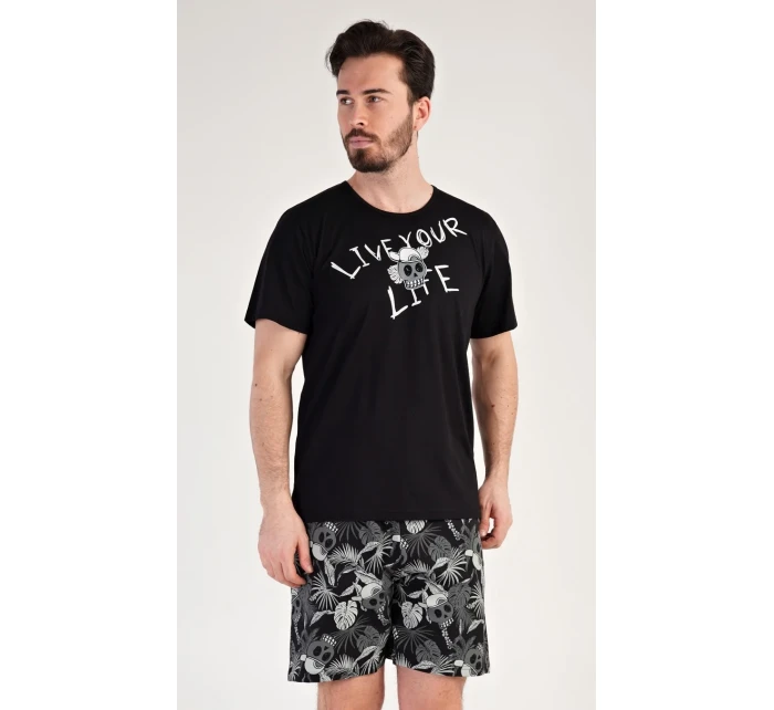 Pánské pyžamo šortky Live your life