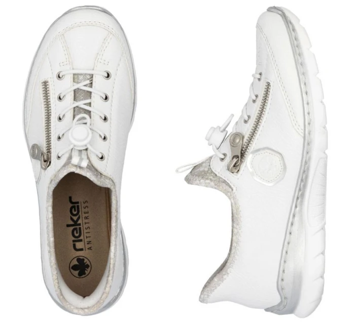 Dámská sportovní bílá polobotka model 21948519 - Rieker